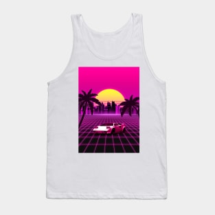 Retro sunset Tank Top